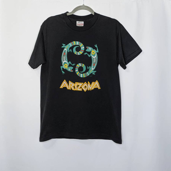 Oneita Other - Vintage Arizona Gecko Lizard Single Stitch